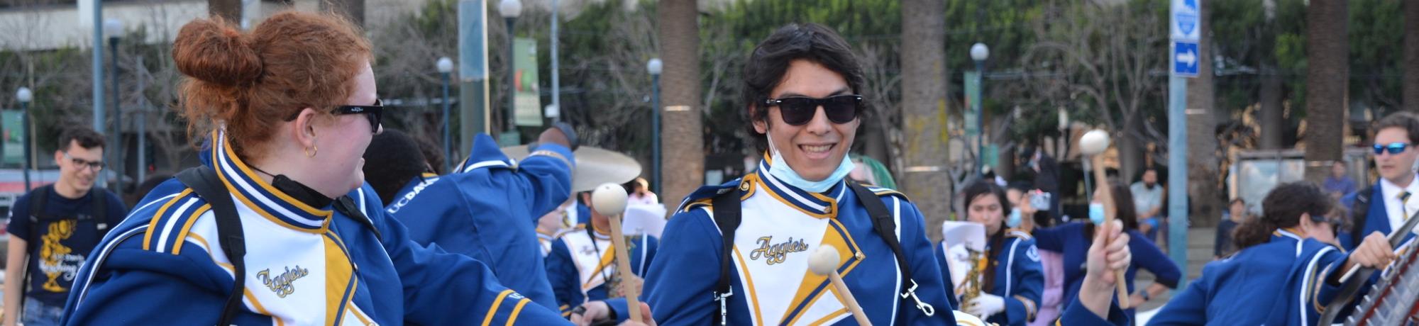 UC Davis Marching Band Members